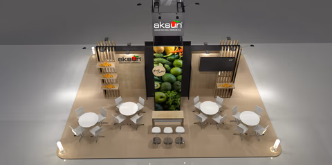Vista del stand AKSUN - 2