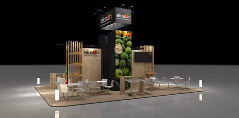 Vista del stand AKSUN - 3