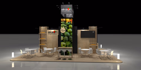 Vista del stand AKSUN - 8