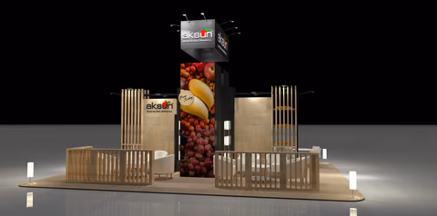 Vista del stand AKSUN - 9