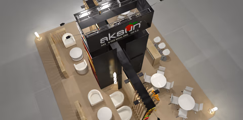 Vista del stand AKSUN - 10