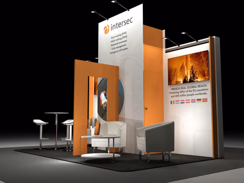 Vista del stand INTERSEC - 2