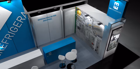 Vista del stand MH - 7