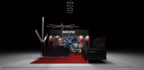 Vista del stand SACINE - 2