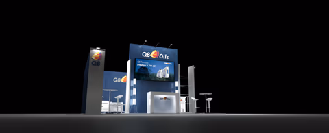 Vista del stand Q8 OILS - 2