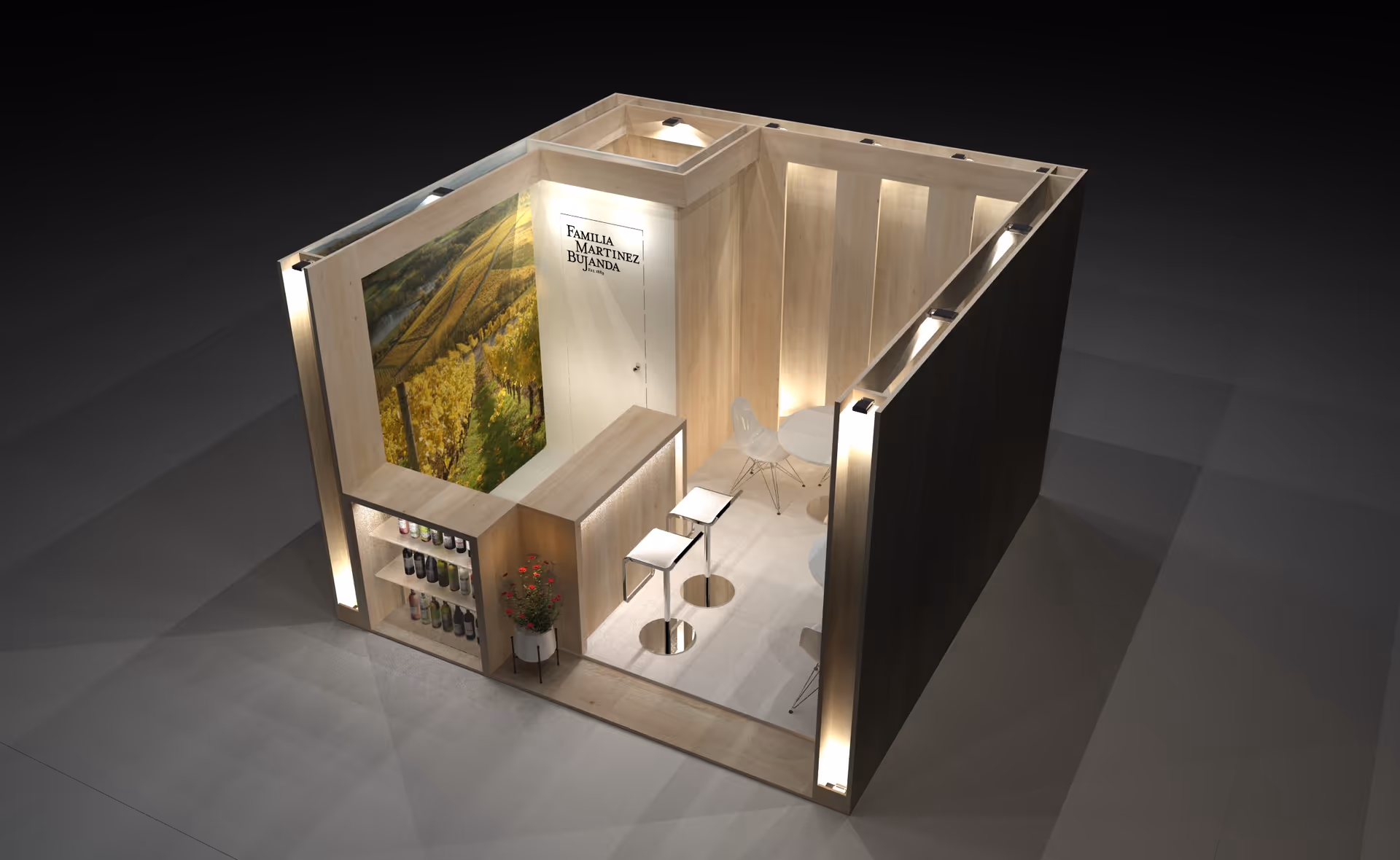Stand para bodega de vinos en Ciudad Real