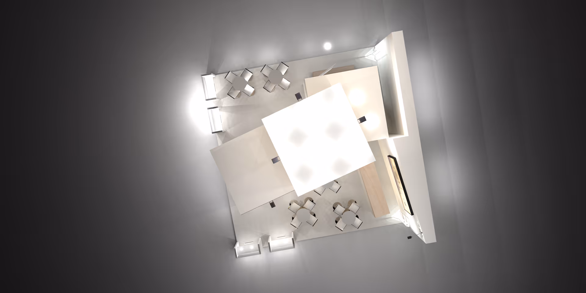Modular hardware stand in Madrid