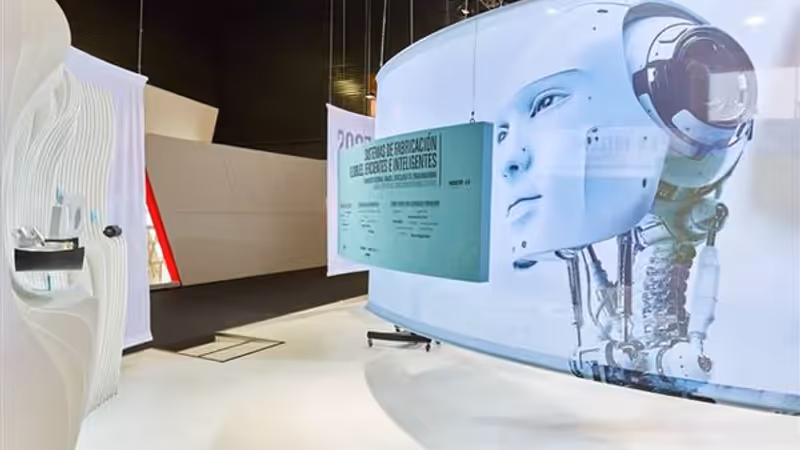 Stand corporativo enfocado en investigación tecnológica de Tecnalia para la BIEMH 2016