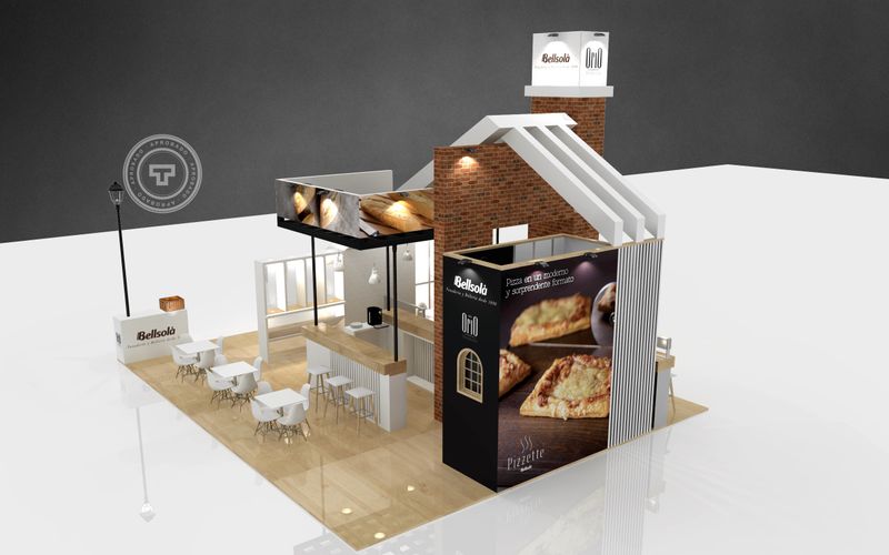 Corporate and elegant exhibition stand